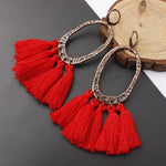 Calypso Dangle Tassel Earrings